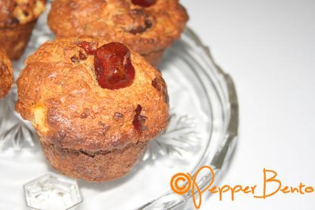 America's Test Kitchen Morning Glory Muffins with Cherries CU