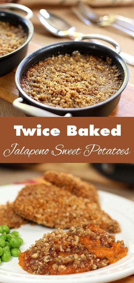 Twice-Baked Jalapeno Sweet Potatoes