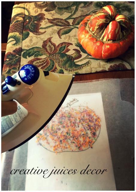 Easy FUN FALL Kids Craft! Crayon Stained Glass Pumpkins
