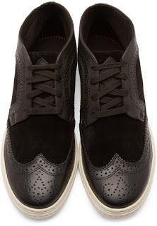 Two-Fold Brogue:  Paul Smith Jeans Suede Brogued Portloe Sneaker