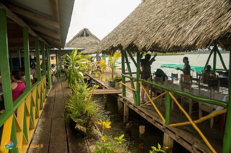 Jasmin's Cafe' located somewhere in Bocas Del Toro behind God's back.