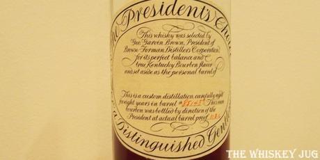 Brown-Forman President's Choice Label