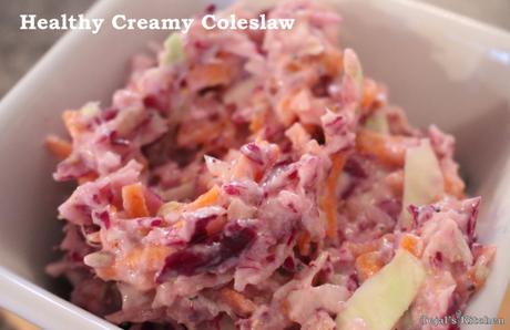Healthy Creamy Coleslaw