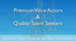Voiceover.biz, only Premium Talent and WoVO Pros