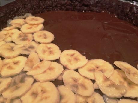 banana layered chocolate caramel pie