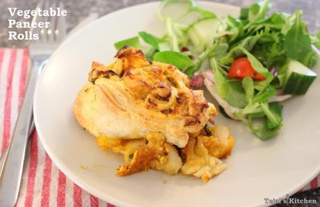 Vegetable Paneer Rolls