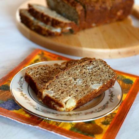 vanilla pear oatmeal quickbread