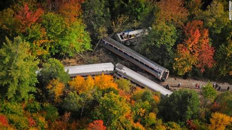 MRTS train derails - another Amtrak passenger train too !