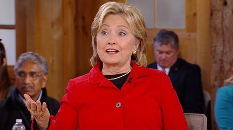 Hillary Clinton Speaks On Gun Control Reform In New Hampshire on Monday. (Photo: NBC) 