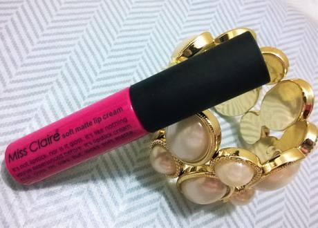 Miss Claire Soft Matte Lip Cream 07 Review, Swatch, Price & Application