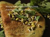 Moong Sprouts Mint Dosa- Refreshing Green Dosa...