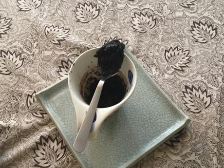 Double Chocolate Brownie Fudge Cake in a Cup-Microwaved