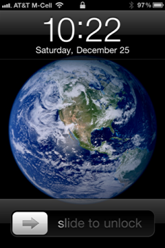 Blue Marble on iPhone