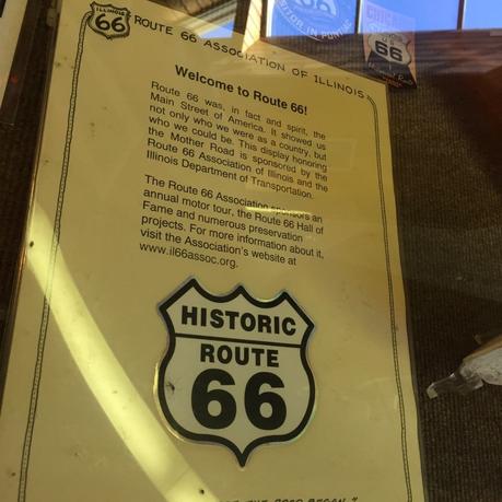 Route 66 Plaque