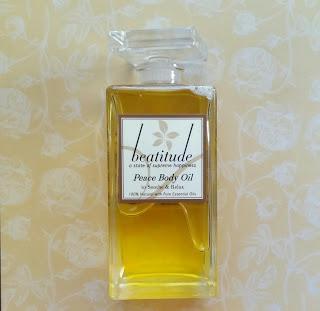 Beatitude Peace Body Oil.