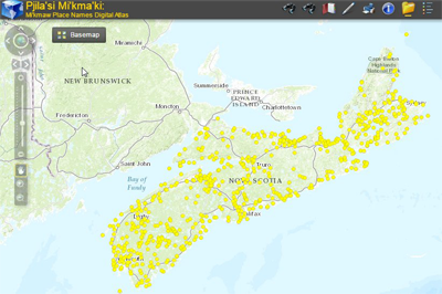 Interactive Atlas of Mi’kmaw Place Names in Nova Scotia