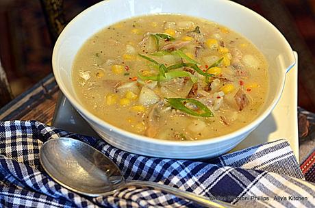 smoky clam chowder