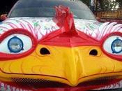 Clucking Chicken Shaped Cars