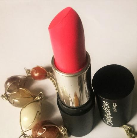 Seduction Las Vegas Lipstick in No18 Review, Swatch, Price & Application