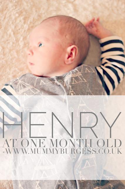 Henry at One Month Old