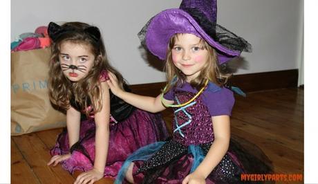 Children Dressed Up for Halloween