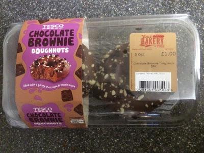 Today's Review: Tesco Chocolate Brownie Doughnuts