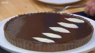 Millionaire's Chocolate Tart: GBBO Week #8
