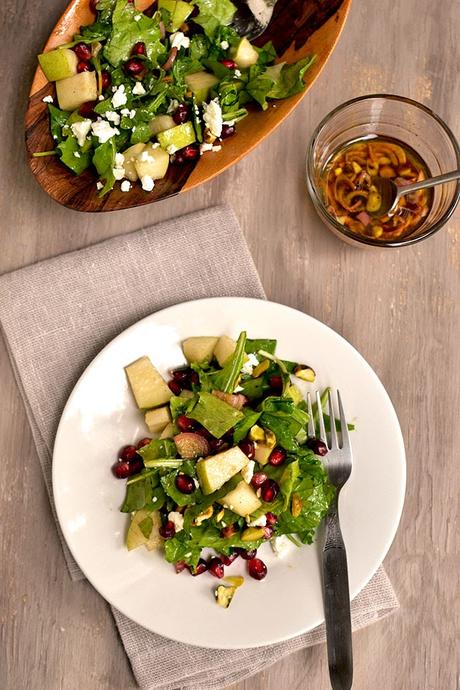 Arugula, Pear & Goat Cheese Salad