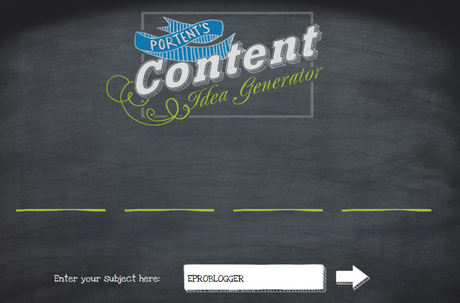 Portent Content Idea Generator : EPB Portent Content Idea Generator : EPB
