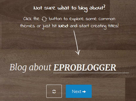 Blog Title generator by BlogAbout : EPB Blog Title generator by BlogAbout : EPB