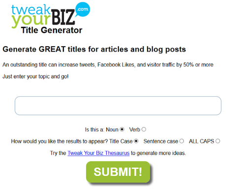 Title generator by TweakYourBiz : EPB Title generator by TweakYourBiz : EPB