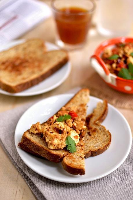 Scrambled Paneer/ Indian Cottage Cheese