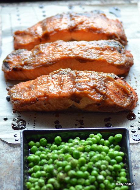 quick & easy miso-glazed salmon