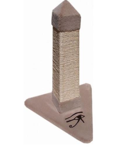 Cat Scratching Egyptian Obelisk