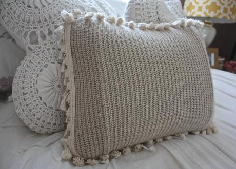 How To: Sweater + Tassel Pillow