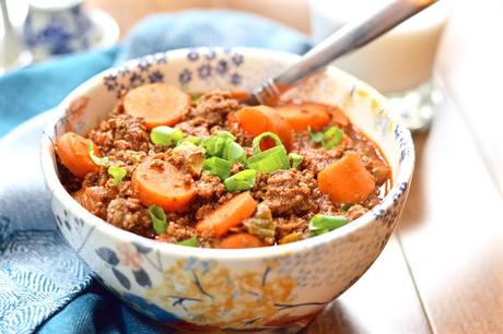 Texas Slow Cooker Beef Chili from Down South Paleo