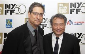 Former head of 20th Century Fox Tom Rothman (L) and Director Lee Ang attend the opening night gala presentation of film 