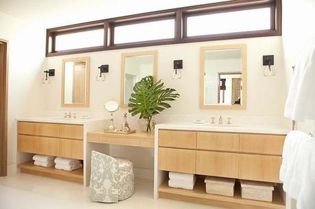 modern bathroom floating vanity dual single double style design wood minimal