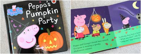 Peppas Pumpkin Party, Kids Halloween Books, peppa halloween book