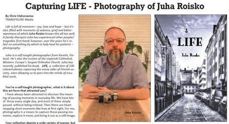 NEWSFLASH: Juha Roisko and his book of photography “Life” featured in VEMA