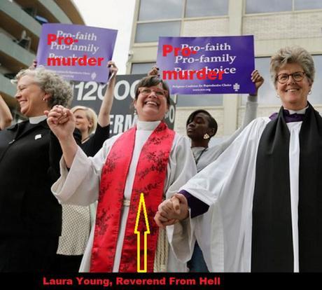 Laura Young and other female ministers