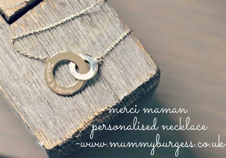 Merci Maman Personalised Necklace
