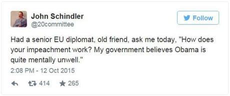 John Schindler tweet