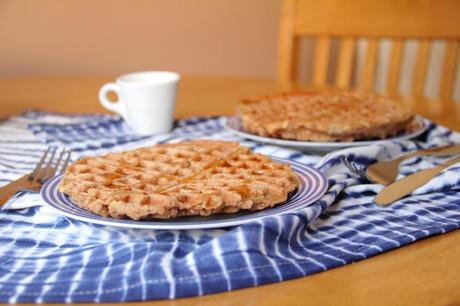 Cinnamon Apple Wholemeal Waffles