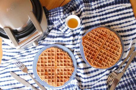 Cinnamon Apple Vegan Waffles