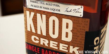 Knob Creek Single Barrel Review - Barrel 1910 for NASA Liquor Label