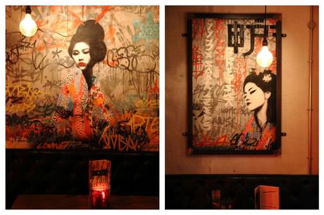 Japanese-Inspired Wall Art, Bar Soba Leeds