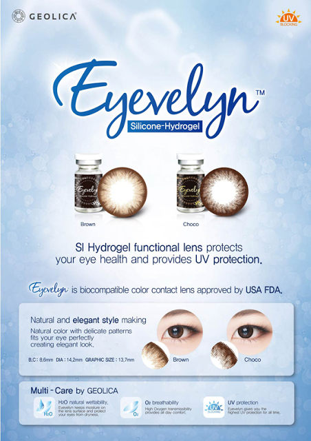 [Pinky Paradise] GEO Eyevelyn Silicone Hydrogel Circle Lens in Brown Review