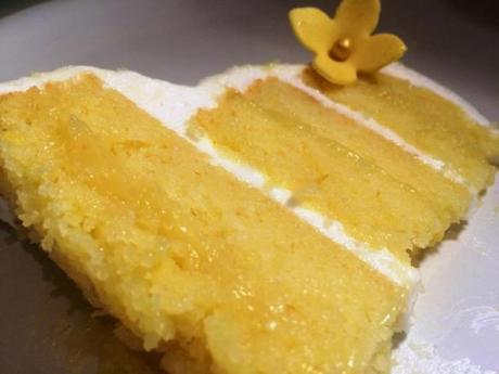 gluten free lemon drizzle three tier cake with homemade curd and marshmallow frosting moist recipe