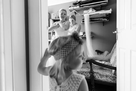 Bride Preparation for Barmbyfield Barn Wedding